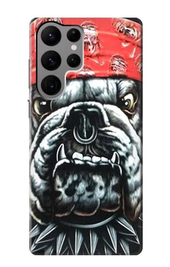 W0100 Bulldog American Football Case Cover Custodia e Flip Case per Samsung Galaxy S23 Ultra