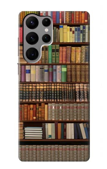 W3154 Bookshelf Case Cover Custodia e Flip Case per Samsung Galaxy S23 Ultra