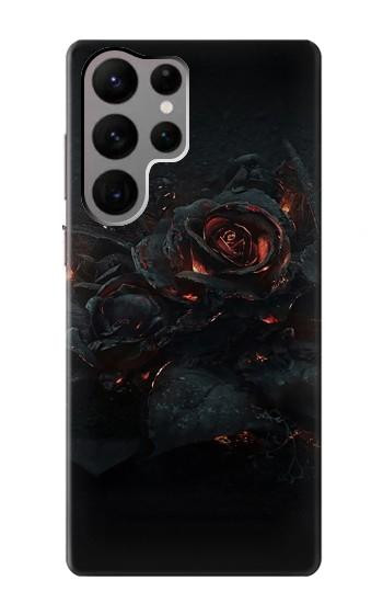 W3672 Burned Rose Case Cover Custodia e Flip Case per Samsung Galaxy S23 Ultra
