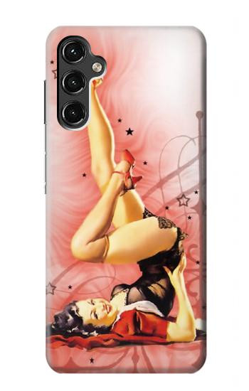 W1669 Pinup Girl Vintage Case Cover Custodia e Flip Case per Samsung Galaxy A14 5G W1669 Pinup Girl Vintage Case Cover Custodia e Flip Case per Samsung Galaxy A14 5G