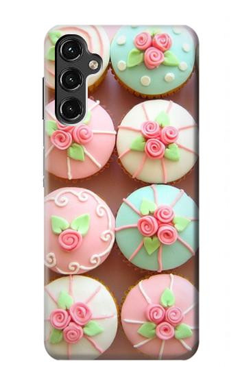 W1718 Yummy Cupcakes Case Cover Custodia e Flip Case per Samsung Galaxy A14 5G
