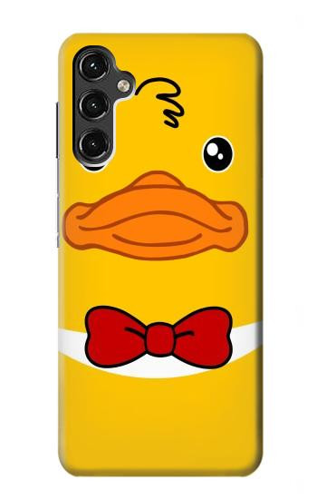 W2760 Yellow Duck Tuxedo Cartoon Case Cover Custodia e Flip Case per Samsung Galaxy A14 5G