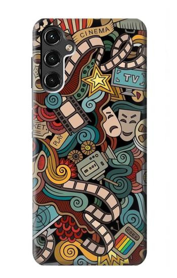 W3480 Movie Acting Entertainment Case Cover Custodia e Flip Case per Samsung Galaxy A14 5G