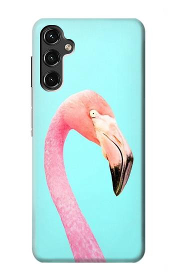 W3708 Pink Flamingo Case Cover Custodia e Flip Case per Samsung Galaxy A14 5G