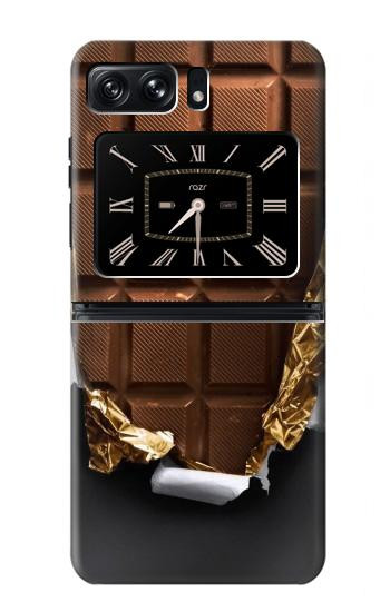 W0270 Chocolate Tasty Case Cover Custodia e Flip Case per Motorola Moto Razr 2022