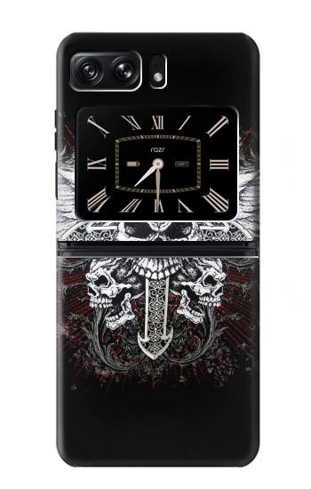W1434 Skull Wing Tattoo Biker Case Cover Custodia e Flip Case per Motorola Moto Razr 2022 W1434 Skull Wing Tattoo Biker Case Cover Custodia e Flip Case per Motorola Moto Razr 2022