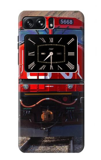 W2774 Train Canadian National Railway Case Cover Custodia e Flip Case per Motorola Moto Razr 2022 W2774 Train Canadian National Railway Case Cover Custodia e Flip Case per Motorola Moto Razr 2022