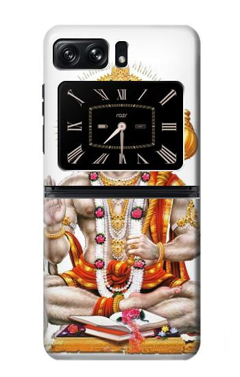 W3186 Lord Hanuman Chalisa Hindi Hindu Case Cover Custodia e Flip Case per Motorola Moto Razr 2022