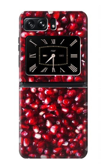 W3757 Pomegranate Case Cover Custodia e Flip Case per Motorola Moto Razr 2022