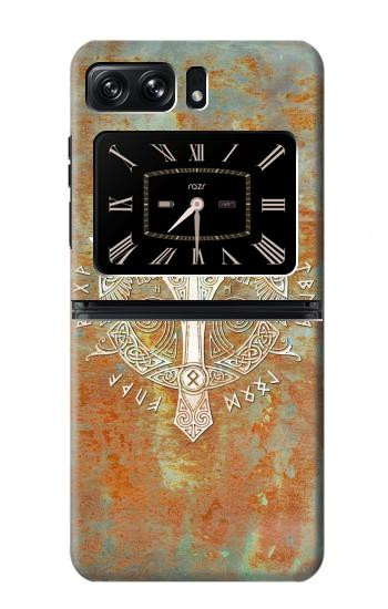 W3827 Gungnir Spear of Odin Norse Viking Symbol Case Cover Custodia e Flip Case per Motorola Moto Razr 2022
