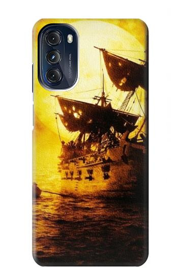 W0841 Pirates Black Pearl Case Cover Custodia e Flip Case per Motorola Moto G 5G (2023)