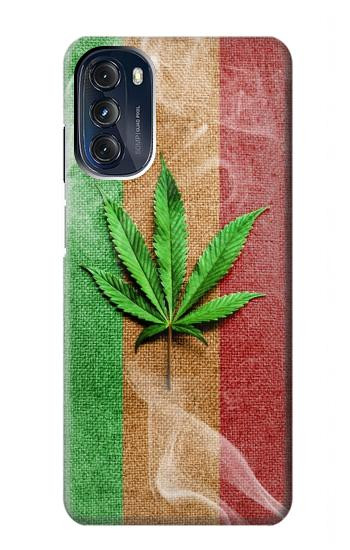 W2109 Smoke Reggae Rasta Flag Case Cover Custodia e Flip Case per Motorola Moto G 5G (2023)