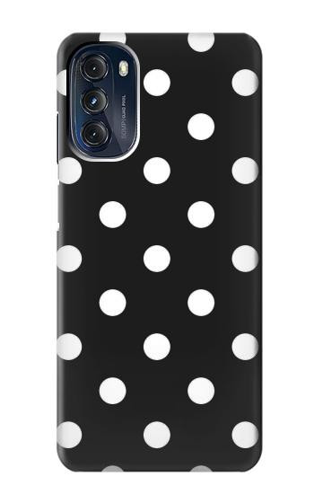 W2299 Black Polka Dots Case Cover Custodia e Flip Case per Motorola Moto G 5G (2023)