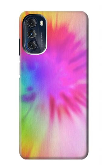 W2488 Tie Dye Color Case Cover Custodia e Flip Case per Motorola Moto G 5G (2023)