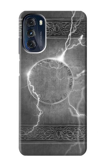 W2533 Thor Thunder Strike Hammer Case Cover Custodia e Flip Case per Motorola Moto G 5G (2023)