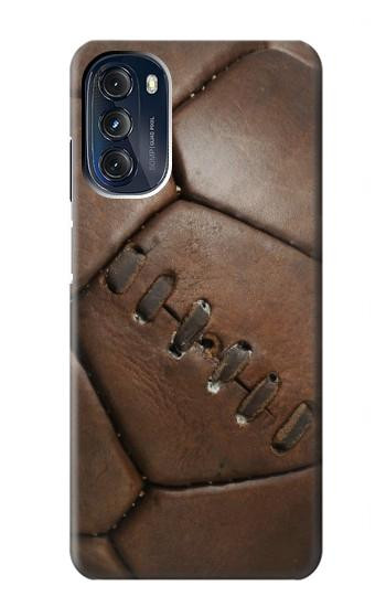 W2661 Leather Soccer Football Graphic Case Cover Custodia e Flip Case per Motorola Moto G 5G (2023)