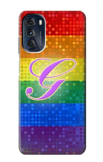 W2899 Rainbow LGBT Gay Pride Flag Case Cover Custodia e Flip Case per Motorola Moto G 5G (2023)