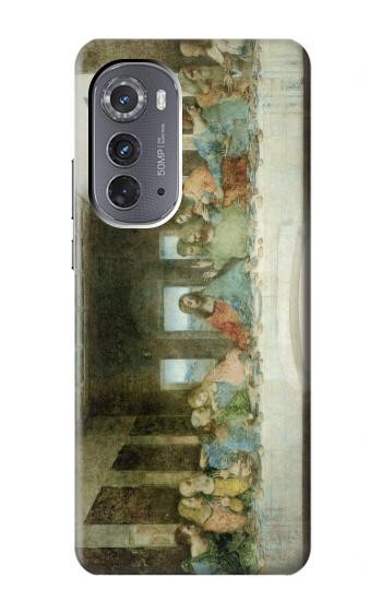 W0173 Leonardo DaVinci The Last Supper Case Cover Custodia e Flip Case per Motorola Edge (2022)