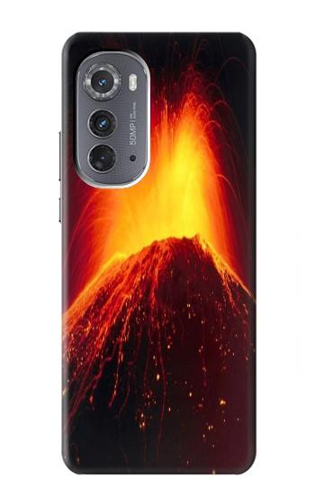 W0745 Volcano Lava Case Cover Custodia e Flip Case per Motorola Edge (2022)