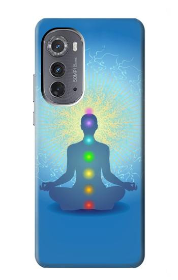 W2295 Bhuddha Aura Chakra Balancing Healing Case Cover Custodia e Flip Case per Motorola Edge (2022)