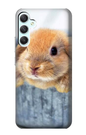 W0242 Cute Rabbit Case Cover Custodia e Flip Case per Samsung Galaxy A34 5G