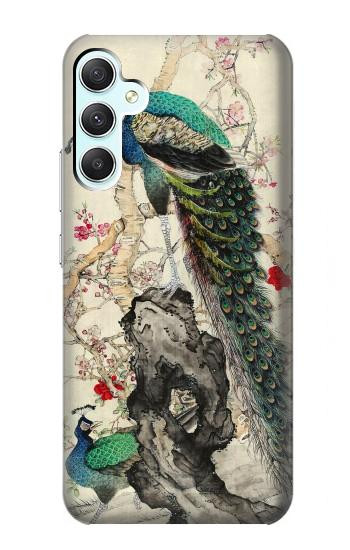 W2086 Peacock Painting Case Cover Custodia e Flip Case per Samsung Galaxy A34 5G