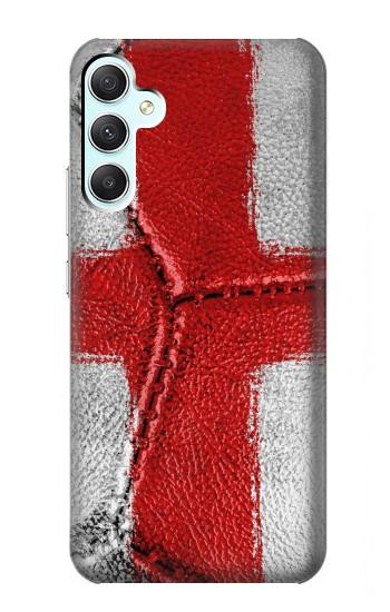 W3316 England Flag Vintage Football Graphic Case Cover Custodia e Flip Case per Samsung Galaxy A34 5G