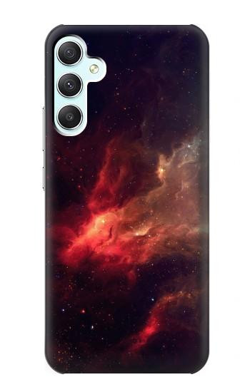 W3897 Red Nebula Space Case Cover Custodia e Flip Case per Samsung Galaxy A34 5G