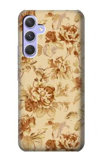 W2180 Flower Floral Vintage Pattern Case Cover Custodia e Flip Case per Samsung Galaxy A54 5G