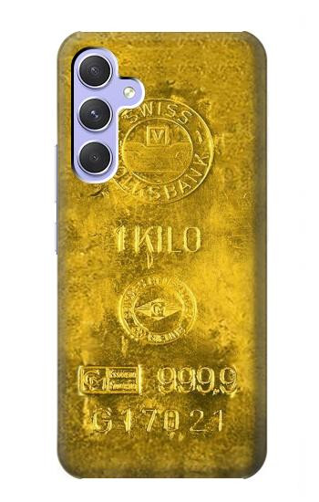 W2618 One Kilo Gold Bar Case Cover Custodia e Flip Case per Samsung Galaxy A54 5G