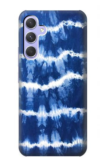 W3671 Blue Tie Dye Case Cover Custodia e Flip Case per Samsung Galaxy A54 5G