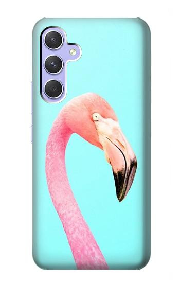 W3708 Pink Flamingo Case Cover Custodia e Flip Case per Samsung Galaxy A54 5G