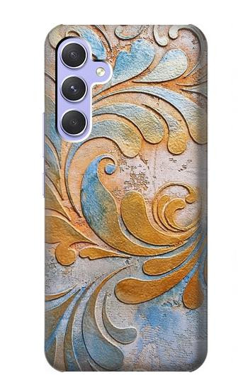 W3875 Canvas Vintage Rugs Case Cover Custodia e Flip Case per Samsung Galaxy A54 5G