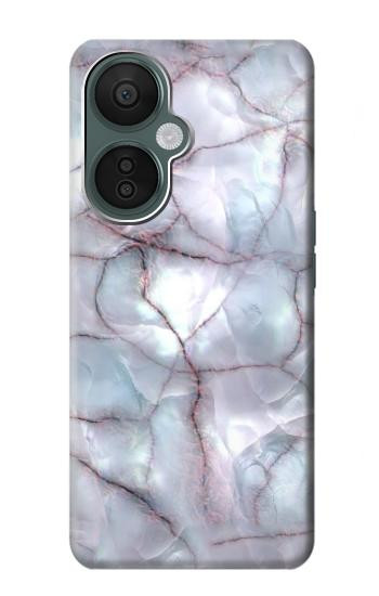 W2316 Dark Blue Marble Texture Graphic Print Case Cover Custodia e Flip Case per OnePlus Nord CE 3 Lite, Nord N30 5G