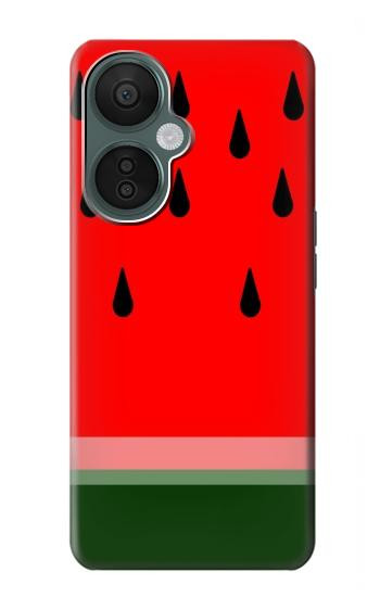 W2403 Watermelon Case Cover Custodia e Flip Case per OnePlus Nord CE 3 Lite, Nord N30 5G