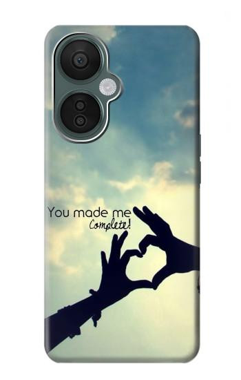W2640 You Made Me Complete Love Case Cover Custodia e Flip Case per OnePlus Nord CE 3 Lite, Nord N30 5G