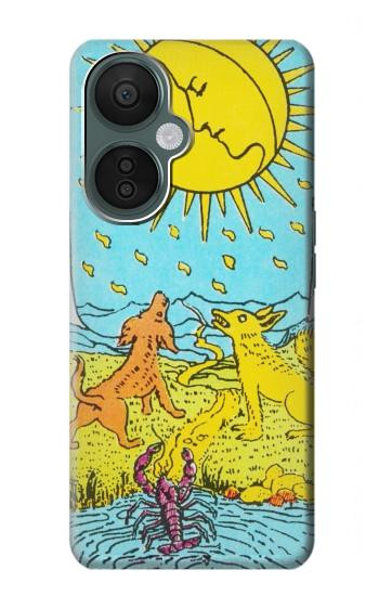 W3435 Tarot Card Moon Case Cover Custodia e Flip Case per OnePlus Nord CE 3 Lite, Nord N30 5G