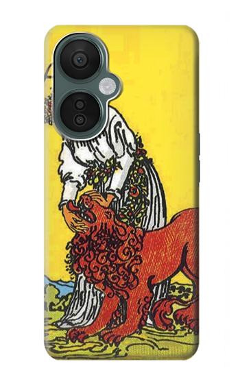 W3458 Strength Tarot Card Case Cover Custodia e Flip Case per OnePlus Nord CE 3 Lite, Nord N30 5G