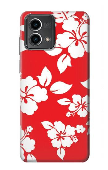 W1949 Hawaiian Hibiscus Pattern Case Cover Custodia e Flip Case per Motorola Moto G Stylus 5G (2023)