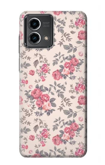 W3095 Vintage Rose Pattern Case Cover Custodia e Flip Case per Motorola Moto G Stylus 5G (2023)