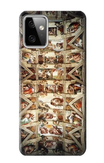 W0177 Michelangelo Chapel ceiling Case Cover Custodia e Flip Case per Motorola Moto G Power (2023) 5G