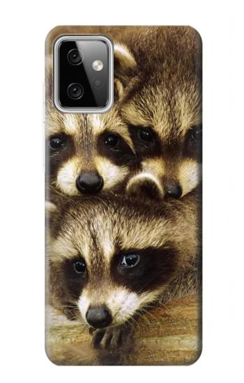 W0977 Baby Raccoons Case Cover Custodia e Flip Case per Motorola Moto G Power (2023) 5G