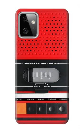 W3204 Red Cassette Recorder Graphic Case Cover Custodia e Flip Case per Motorola Moto G Power (2023) 5G