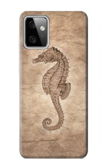 W3214 Seahorse Skeleton Fossil Case Cover Custodia e Flip Case per Motorola Moto G Power (2023) 5G