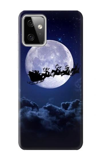 W3508 Xmas Santa Moon Case Cover Custodia e Flip Case per Motorola Moto G Power (2023) 5G