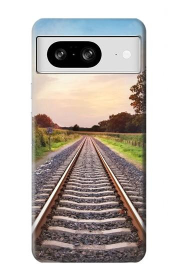 W3866 Railway Straight Train Track Case Cover Custodia e Flip Case per Google Pixel 8