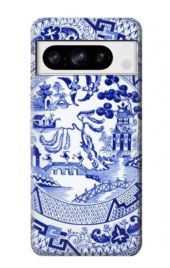 W2768 Willow Pattern Graphic Case Cover Custodia e Flip Case per Google Pixel 8 pro