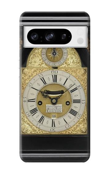 W3144 Antique Bracket Clock Case Cover Custodia e Flip Case per Google Pixel 8 pro