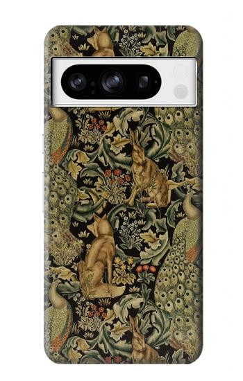 W3661 William Morris Forest Velvet Case Cover Custodia e Flip Case per Google Pixel 8 pro