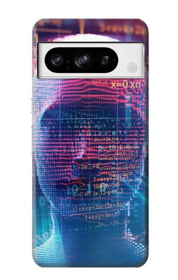 W3800 Digital Human Face Case Cover Custodia e Flip Case per Google Pixel 8 pro